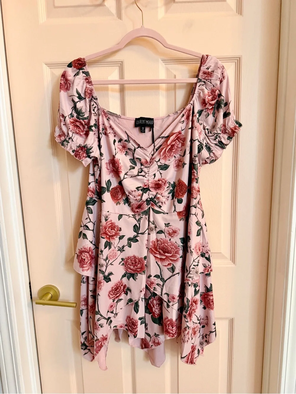 Dolls Kill | Dresses | Nwt Pink Floral Dolls Kill Dress | Poshmark